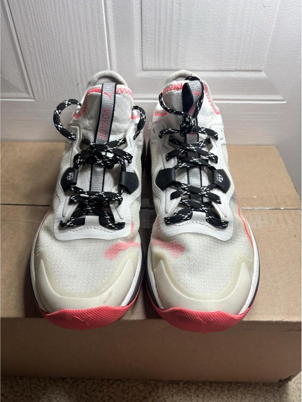 Puma Wmns Voyage Nitro 'Nimbus Cloud Sunblaze Women’s Size 5 - Picture 2 of 9